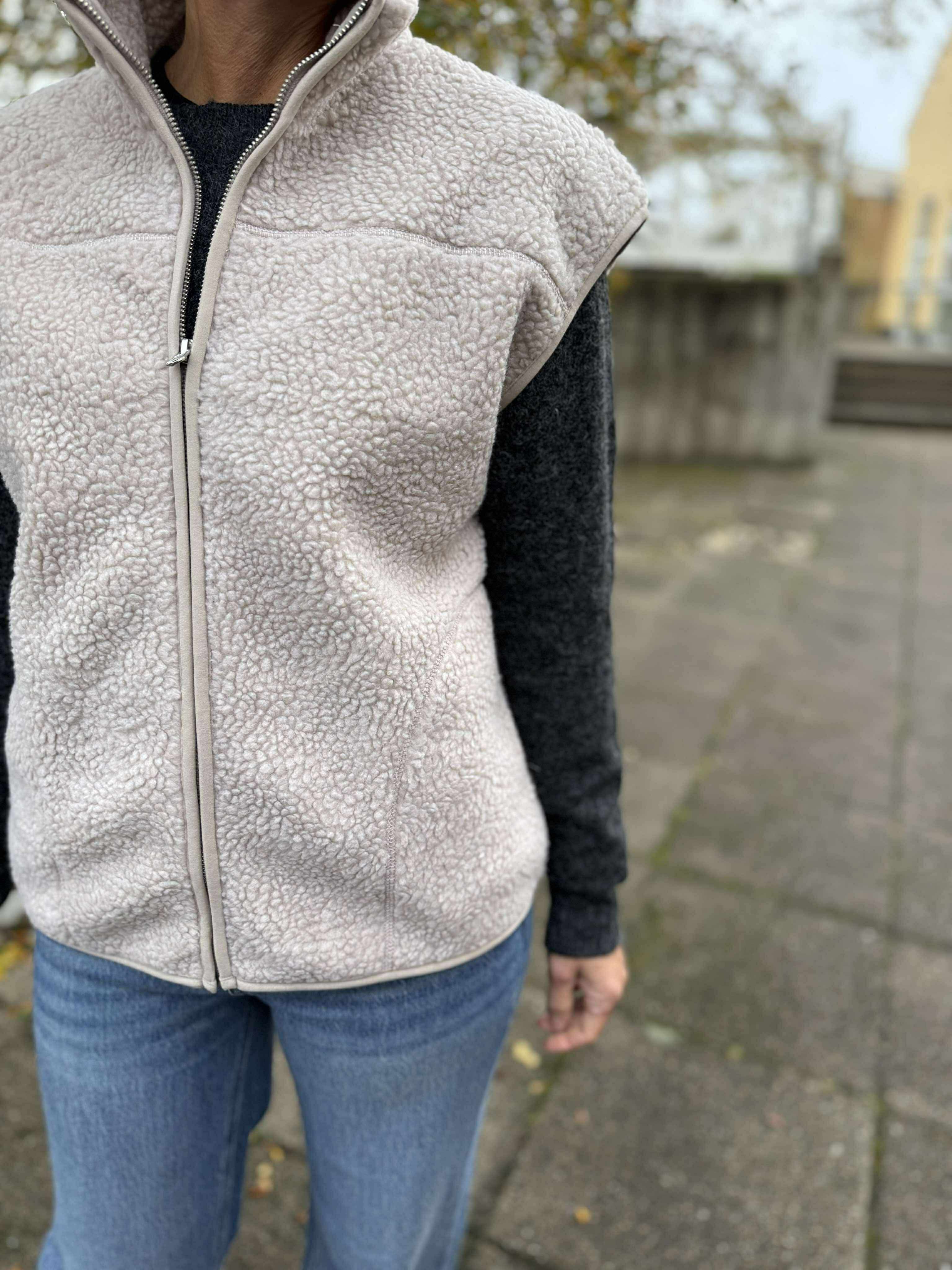 PCSADIA Otw Gilet - Silver Gray